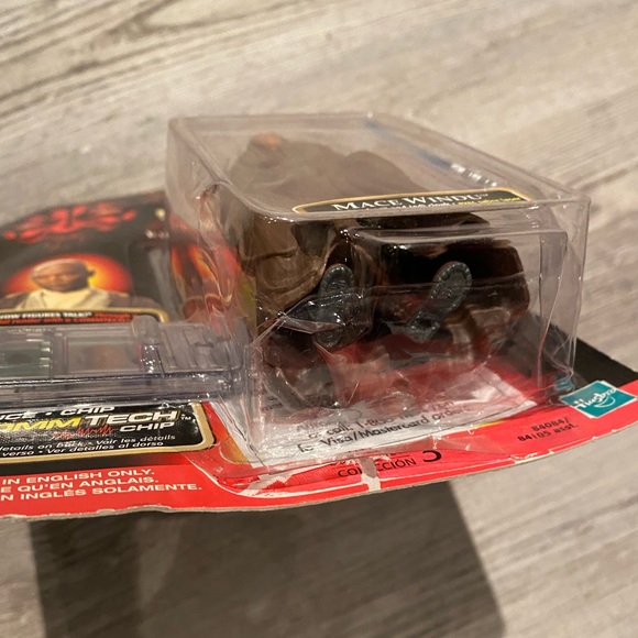 Star Wars MACE WINDU Episode 1 Phantom Menace 1998 Action Figure Commtech NEW - Picture 3 of 3